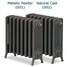 CI-NE475-4-D-001-002 - Georgian 4 Column Cast Iron Radiator H505mm x W2397mm CI-NE475-4-D-001-002 - Georgian 4 Column Cast Iron Radiator H505mm x W2397mm